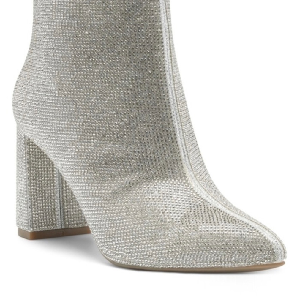 Brand New rhinestone ankle boots